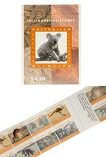 1994 Australia Post  Booklet of 10 45¢ Stamps Wildlife Kangaroos & Koalas
