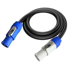 PowerCon Power Cable AC PowerCon Input to PowerCon Output 12AWG 3 Pin Power E...