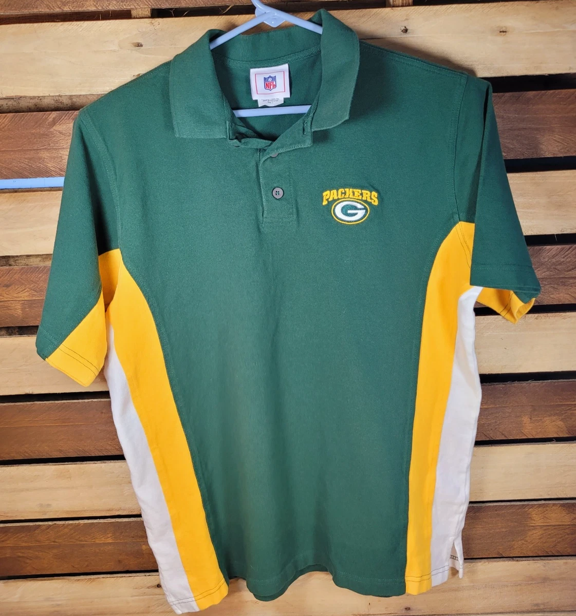 Vintage chemise green bay packers xl verte des années 1990