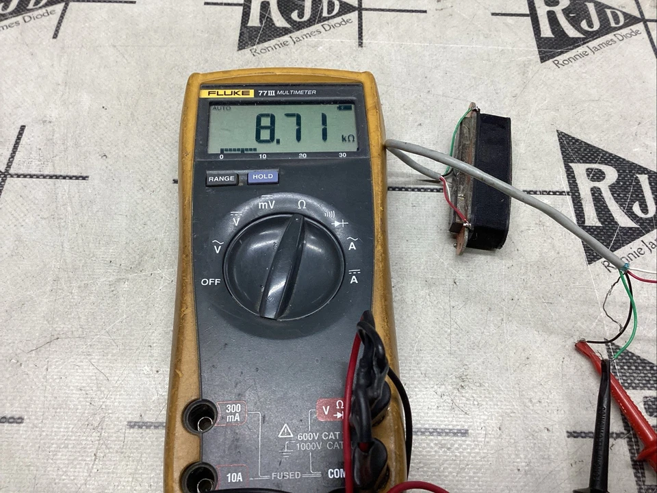 80’s Joe Barden S Deluxe Guitar Mini Rail Humbucker Bridge Ceramic Pickup - Image 3 of 3