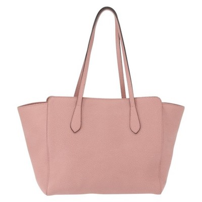 GUCCI Swing Tote Bag Leather Pink Gold 354408 Auth am9500 | eBay