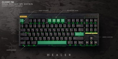 Novelkeys Final Fantasy 14 Online Keyboard Classic TKL FFXIV FF +