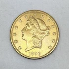 1896 - S Liberty Head Double Eagle $20 Gold Coin