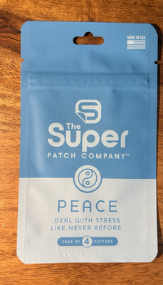 The Super Patch Company Peace Patch Packung mit 4 Patches (4 Einheiten)