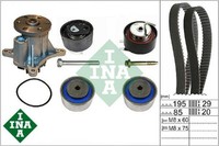 Ina 530076430 Wasserpumpe + Zahnriemensatz Zahnriemensatz Und Wasserpumpe