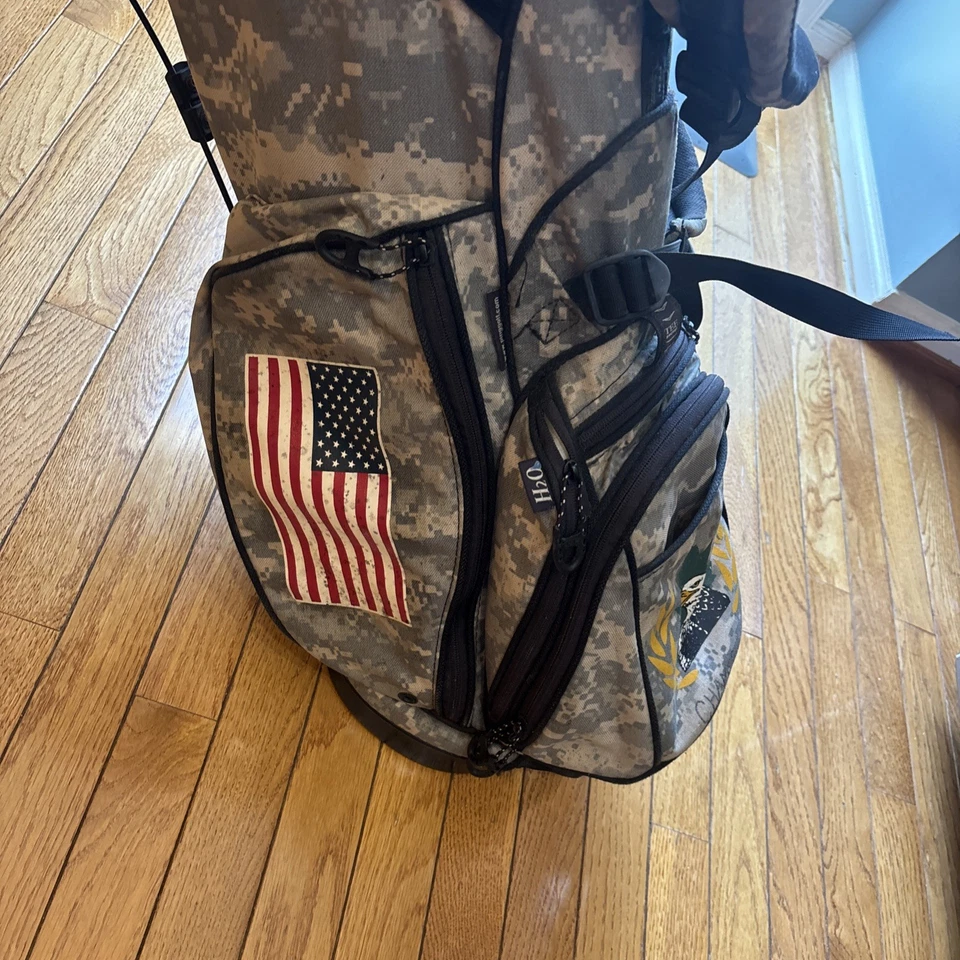 Bolsa de Transporte PING Hoofer Vantage Camuflada EE. UU. Soporte Doble Correa Divisor de 5 Vías USMC 2009 Foto 3 de 4