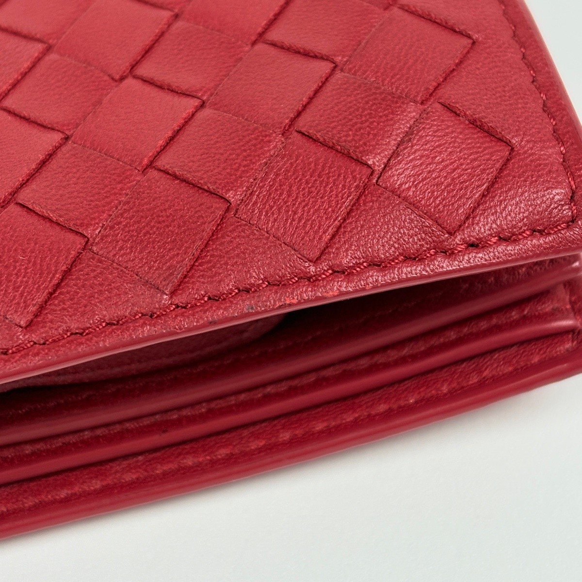 BOTTEGAVENETA Intrecciato Bifold Wallet Bill Compartment Coin Pocket Bi-Fold... thumbnail 4