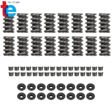 Valve Springs Kit Fit For Chevrolet SBC 327 350 400 w/ Steel Retainers Locks