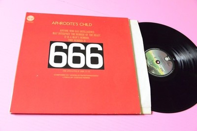 APHRODITE'S CHILD 666 EUROPE REISSUE FINE '70 2LP NM ! LAMINIERTE ABDECKUNG