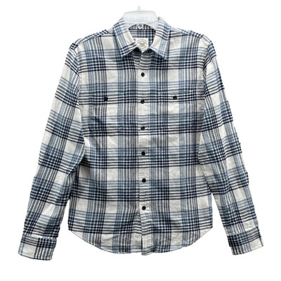 True Craft Flannel Shirt Men's Small Plaid Workwear Cowboy Southern Rodeo Cabin