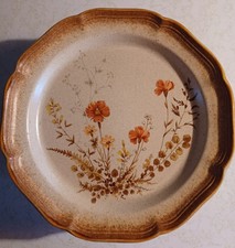 5.00 Vintage Mikasa Whole Wheat Jardiniere Dinner Plates 10 7/8" E8016