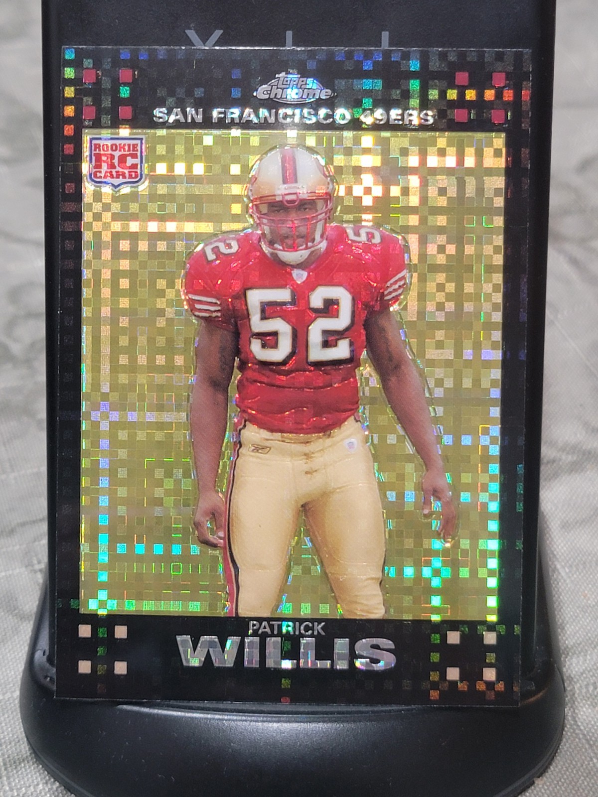 2007 Topps Chrome - Patrick Willis #TC240 X-Fractor (RC)