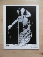 Wanda Jackson Autogramm signed 20x25 cm Karte