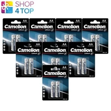 16 CAMELION AA LITHIUM BATTERIES ULTIMATE POWER FR6 L91 1.5V 2BL EXP 2032 NEW