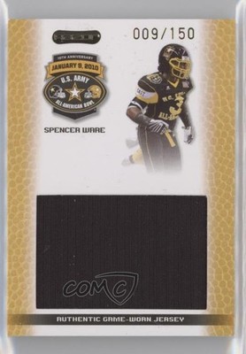 2010 Razor US Army All-American Bowl Jersey Swatch /150 Spencer Ware #JS-SW1 2u3