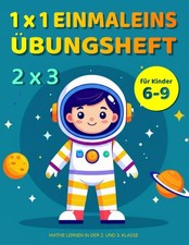 1x1 Übungsheft Mathe Klasse 2, Lernheft für Kinder, Grundschule