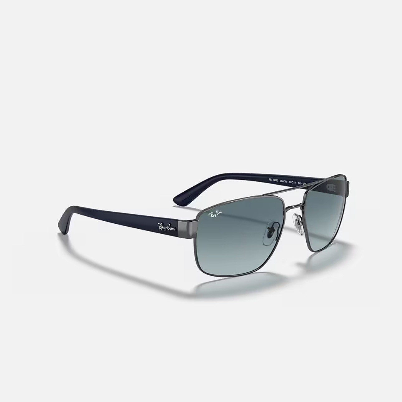 Ray-Ban RB3663 004/3M Gunmetal Blue Gradient Sunglasses 60mm image 3