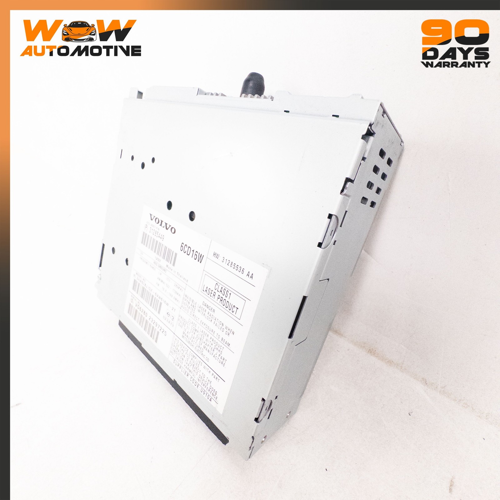 06-16 ASTON MARTIN V8 S VANTAGE AUDIO RADIO RECEIVER AM FM CD PLAYER 6 DISC OEM