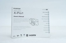 Fuji Fujifilm X-Pro 1 Original Camera Instruction Manual / User Guide English