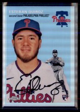 2023 Topps Chrome Platinum Anniversary Refractor Esteban Quiroz RC 