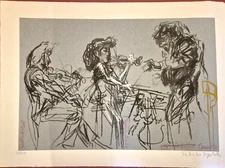 FELIKS TOPOLSKI RA  "Festivall Hall" 1979  Limited Ed SCREENPRINT 140/200