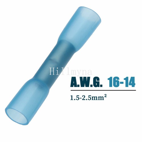 400/100PCS Heat Shrink Wire Connectors Waterproof Butt Terminal Crimp Splice Kit - Picture 18 of 36