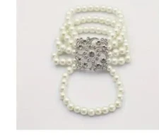 Elegant Multi-Layer Faux Pearl Bracelet – Brand New