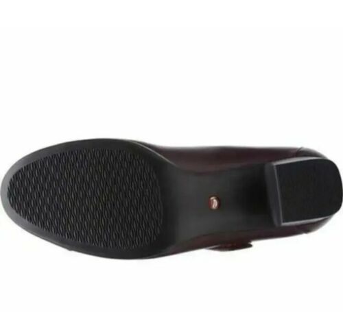 Clarks UN DAMSON VIBE LADIES AUBERGINE LEATHER UK SIZE 4 D EU 37. - Picture 7 of 8