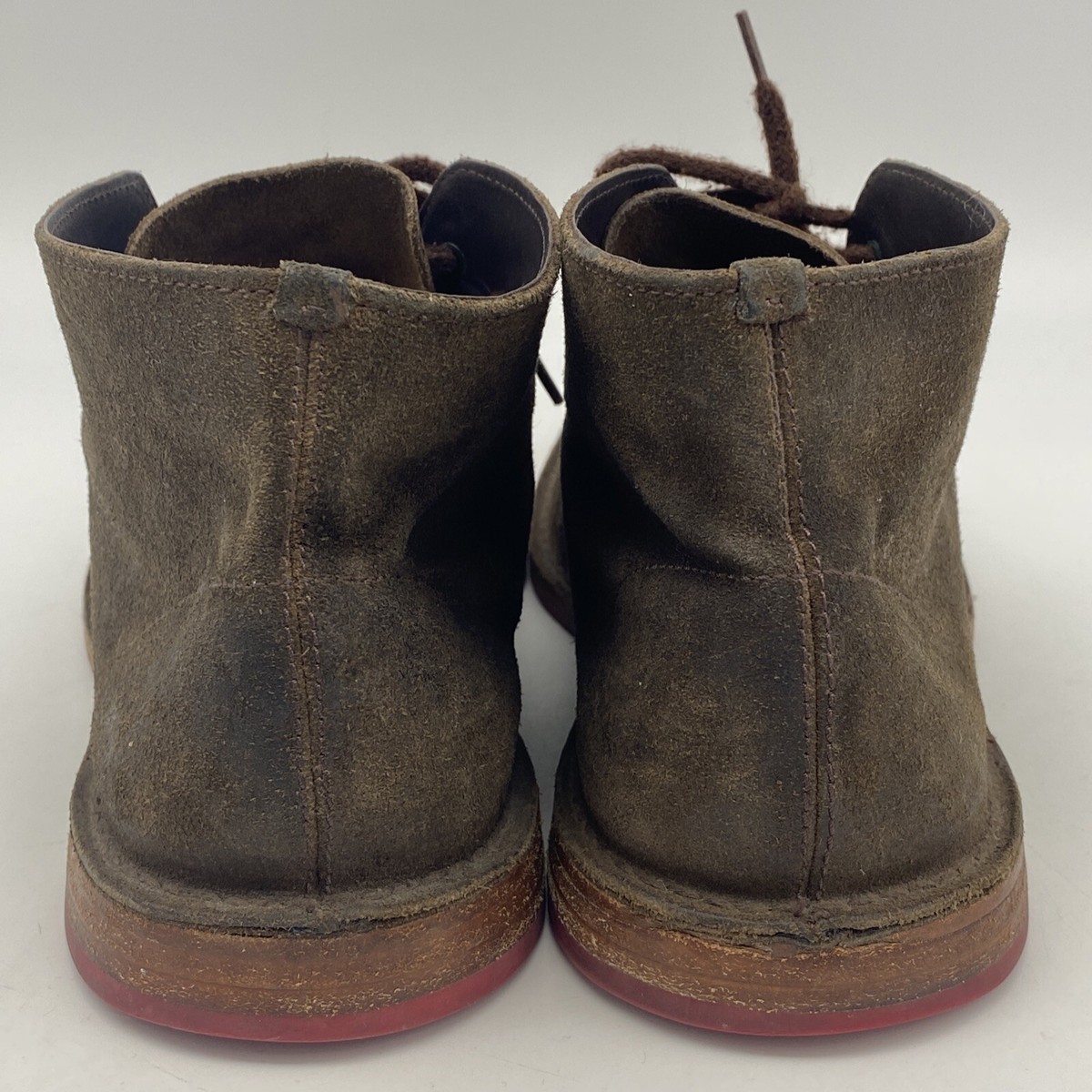 *Cole Haan | Paul Distressed Suede Desert Boots in Brown C09565 Size 10 Cole Haan Paul Mens Size 12M Brown Distressed Leather Suede  main image 2
