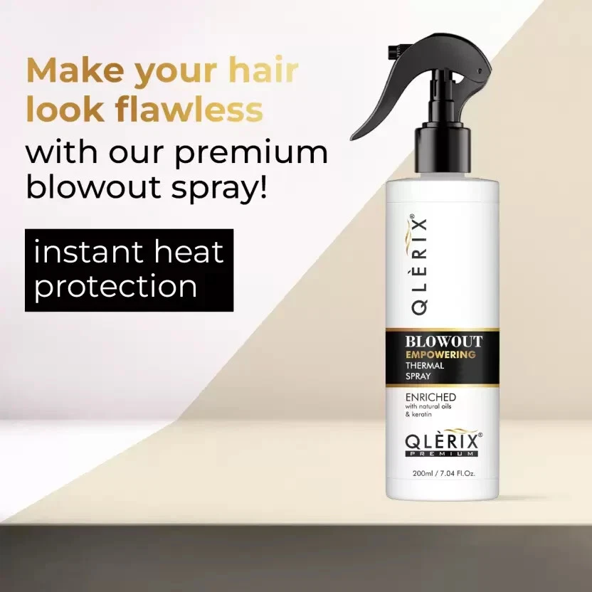 Empowering Blowout Heat Protectant Spray for Smooth Shine&Silky Hair Spray 200ml - Image 3 of 4