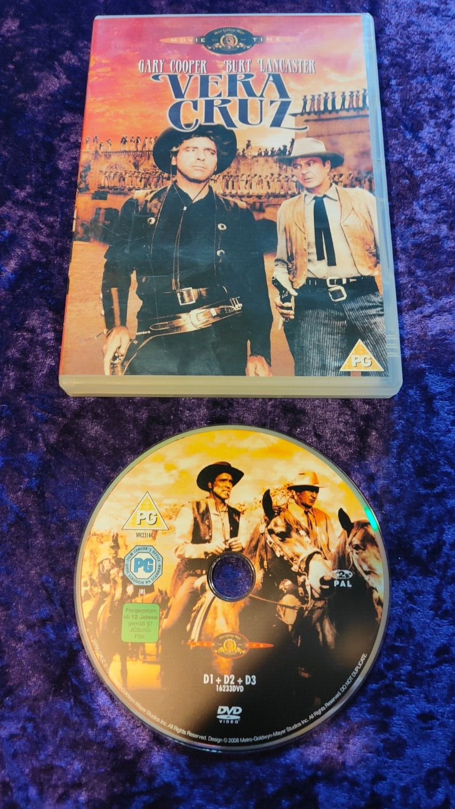DVD VERA CRUZ GARY COOPER BURT LANCASTER CLASSIC WESTERN ALDRICH BORGNINE R2