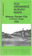 Welwyn Garden City & Welwyn Village 1922  Herts Sheet 28.11 by Barrie Trinder