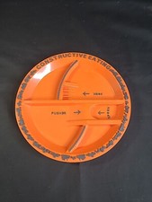 CONSTRUCTIVE EATING KIDS DINNER PLATE CONSTRUCTION THEME 9 in round