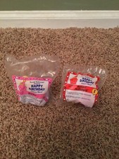 Vintage Mcdonald Happy Birthday Happy Meal Toy Lot Barbie 2 Ronald 1