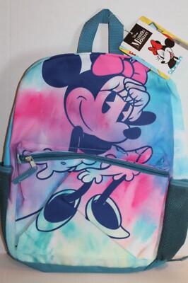 Girl's Multi-color Disney Minnie Mouse School Backpack w/ Laptop Sleeve NEW