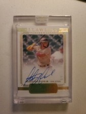 Fernando Tatis Jr. 2021 Panini Flawless Performances Emerald AUTOGRAPH SSP  3/5