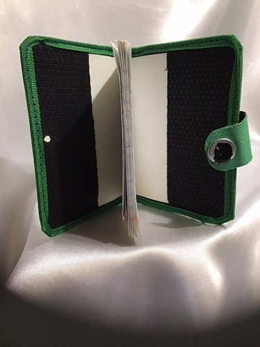 PRAKTISCH! BUNT GEWEBT & Druckknopf Tasche HÜLLE 4 NOTIZBLOCK VON GUATEMALLA 4,5" X 3,5 - Bild 4 von 9