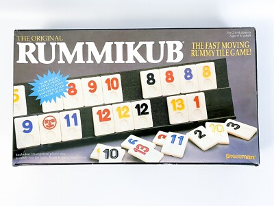 Vintage 1990 Original Rummikub Tile Game Pressman New Open Box