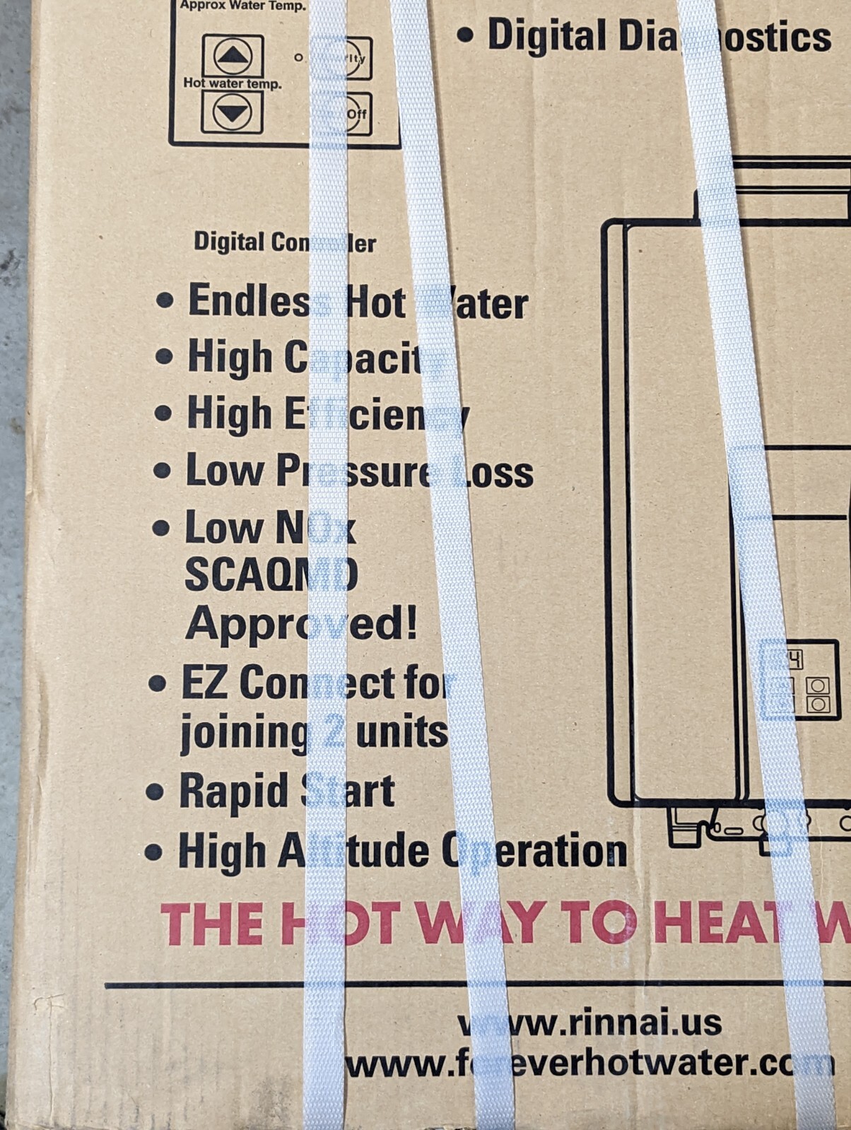 Rinnai Tankless Water Heater R75-LSi Propane LP *NEW* 7.5 GPM | eBay