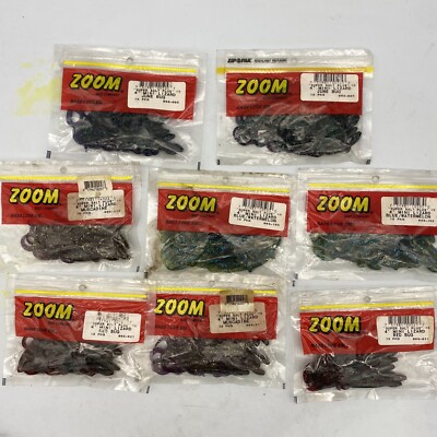 (8 Packs) Zoom 4'' Mini Lizard Super Salt Plus See Pictures - FAST SHIPPING!!!!!