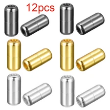 12PCS Smart Laces Buckle Shoe Laces Lock Metal No Tie Shoelaces Universal USA