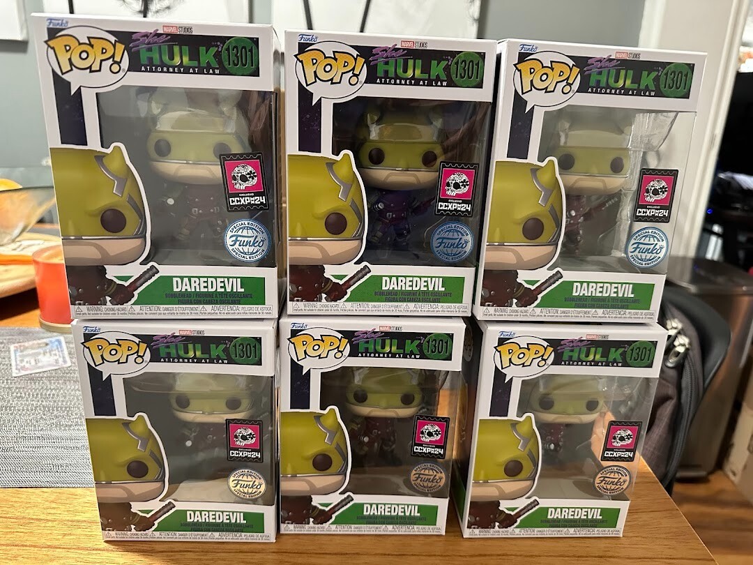 Funko Pop! DAREDEVIL 1301 CCXP MX Exclusive STICKER MEXICO Funko Pop! DAREDEVIL 1301 CCXP MX Exclusive STICKER MEXICO