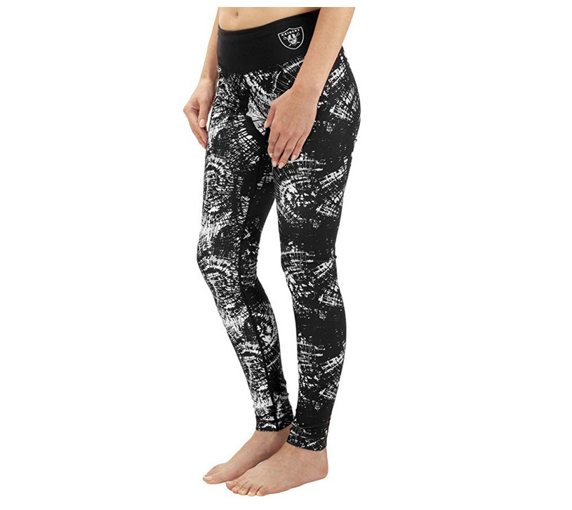 Женские леггинсы FOCO NFL Oakland Raiders с тематическим принтом