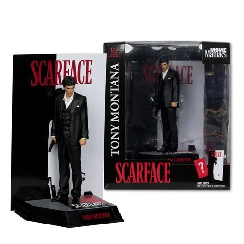 McFarlane Movie Maniacs Scarface Tony Montana 6" Scale Posed Figur - Bild 4 von 10