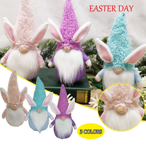 Easter Cartoon Bunny Shape Cute Faceless Doll Decoration Ornaments Hot