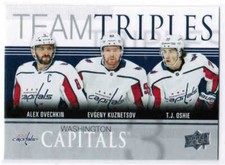 19/20 2019 UD SERIES 1 HOCKEY TEAM TRIPLES INSERT CARDS TT-X U-Pick From List