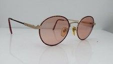 Vintage Girard 1799 Tortoise Gold Metal Oval Sunglasses FRAMES ONLY