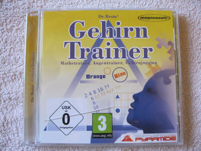 PC CD Rom Spiel Dr. Brain Gehirntrainer (PC, 2009, Jewelcase) Gehirnjogging