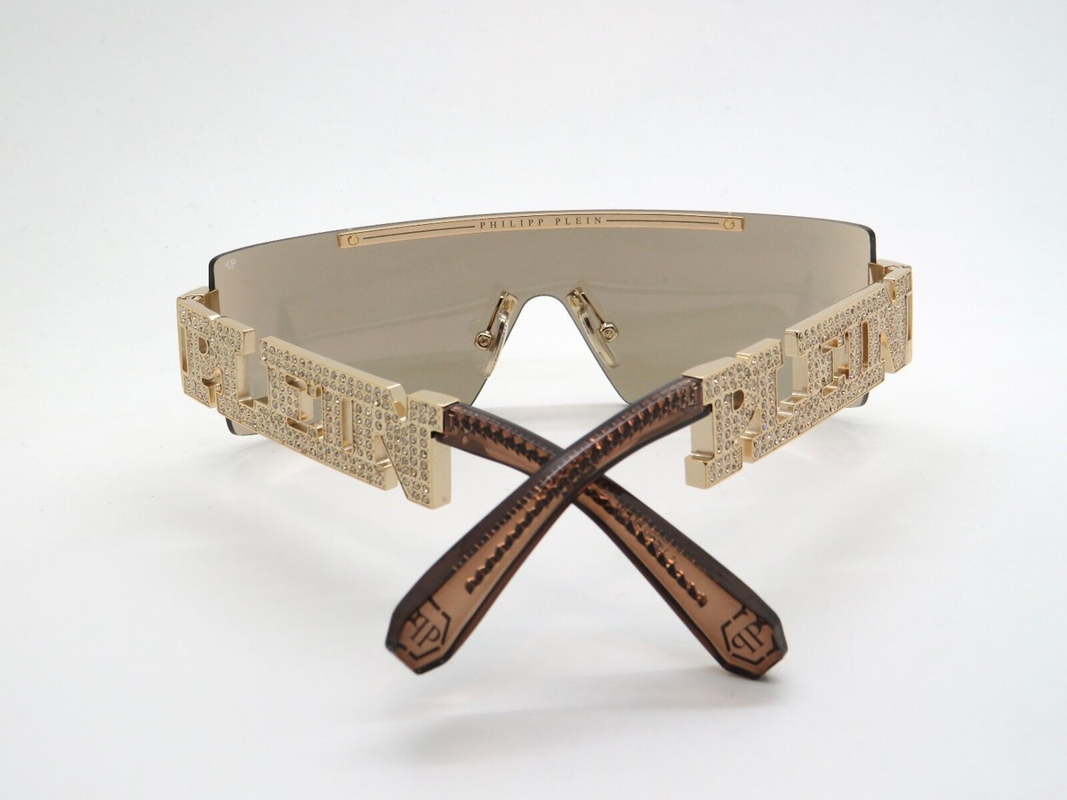 PHILIPP PLEIN Very Plein SPP032S 300G Gold/Brown Mirror  display picture 3