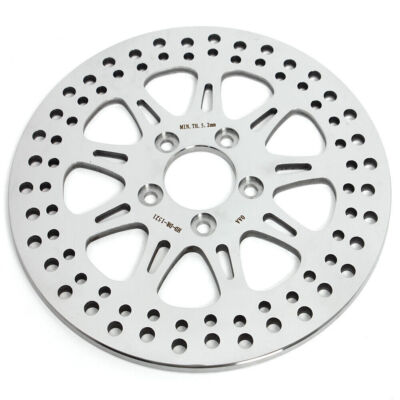 Polishing 11.8'' Rear Brake Rotor For Harley Touring Electra Glide Street Glide